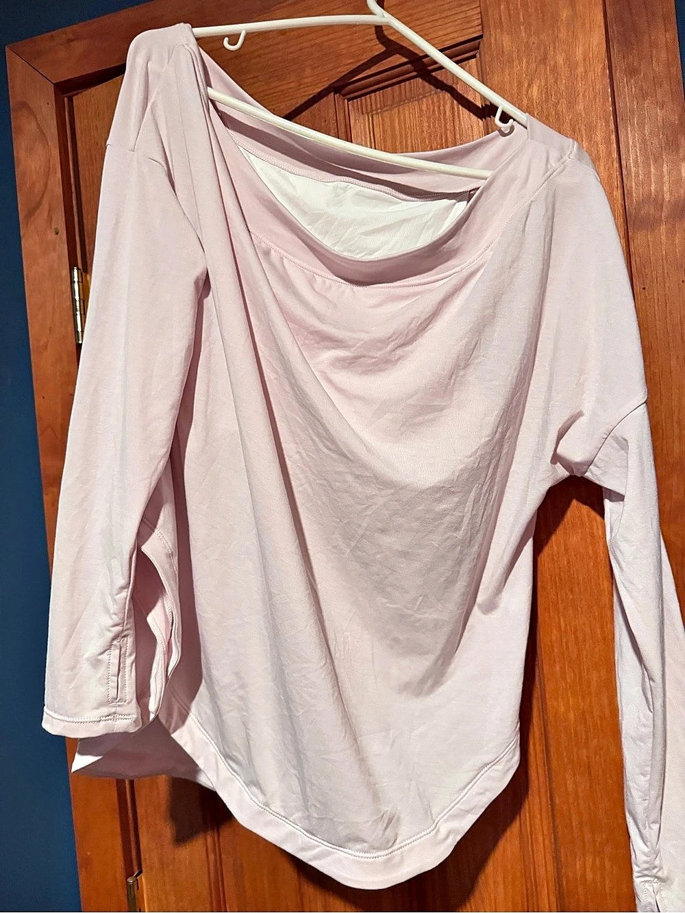 Halara off shoulder with built in bra